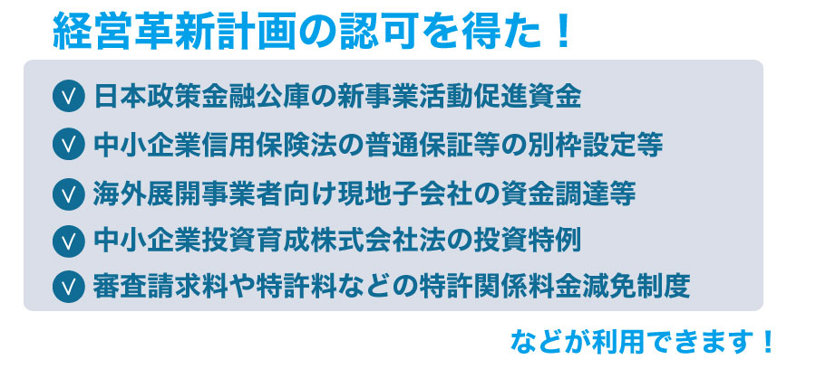 新規事業を開始!経営革新計画を作成しよう!
