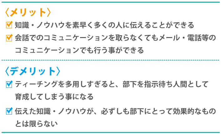 上司なら使い分けたい!部下を育てる効果的なティーチングとコーチング